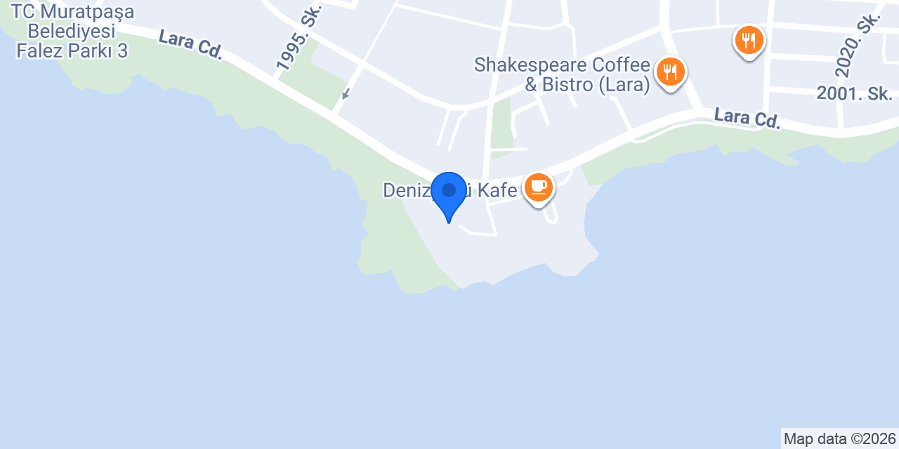 Fener Restaurant Lara konumu