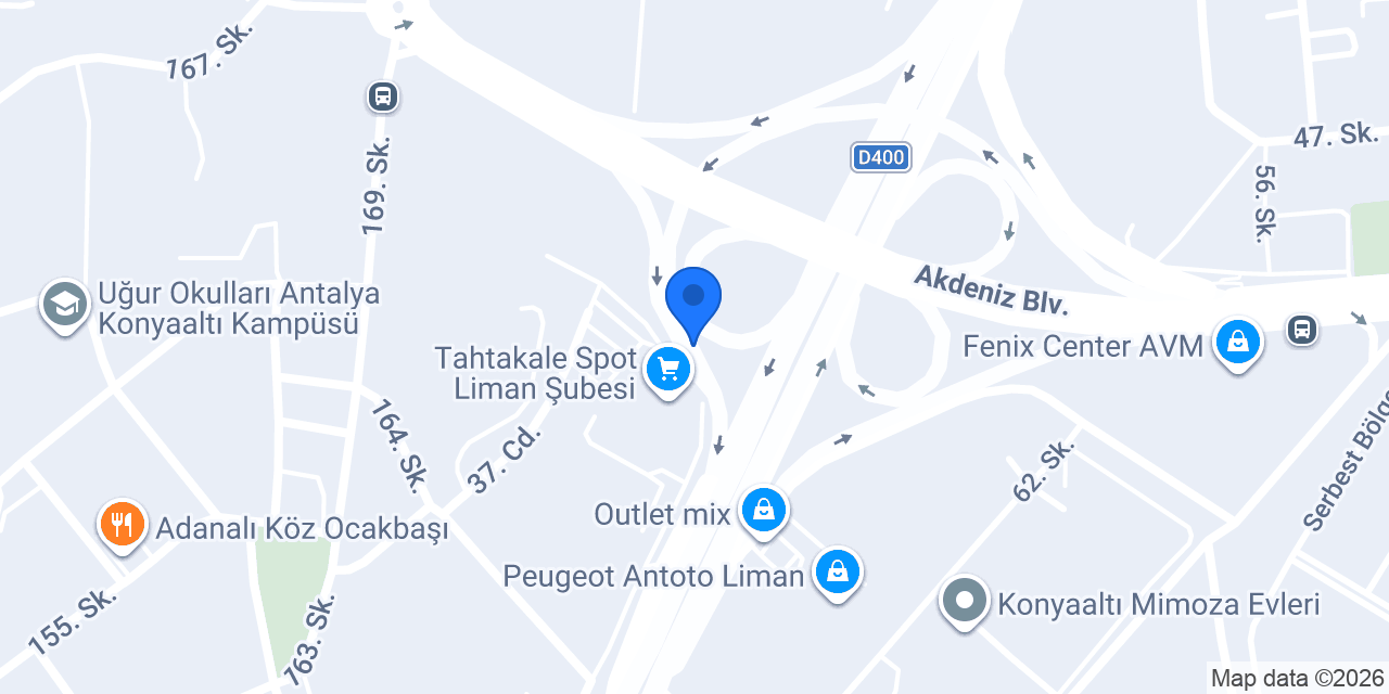 شركة زقاق انطاليا للسياحة والسفر konumu