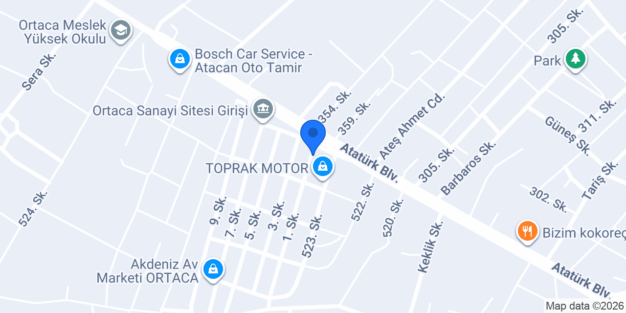 Bulut Otomotiv konumu