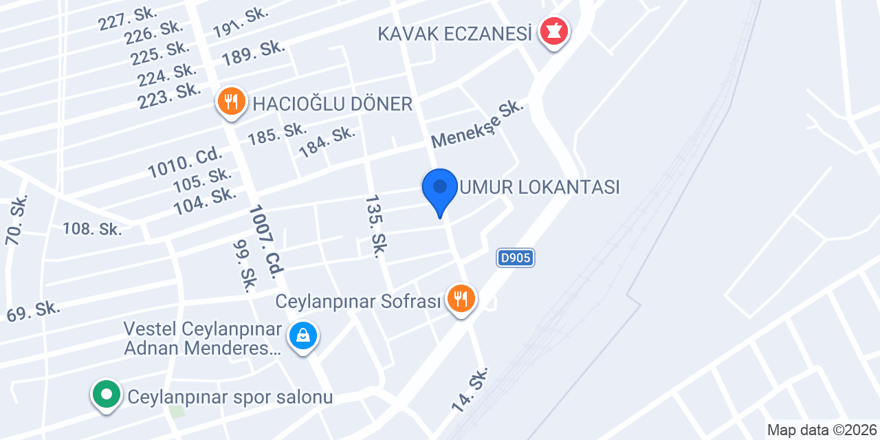 Ceylanpınar elektrik cesur elektrik konumu