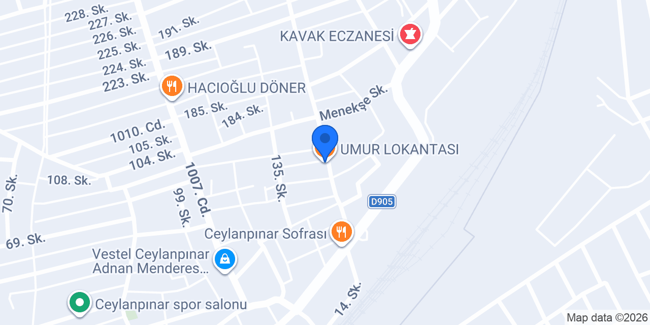 UMUR LOKANTASI konumu