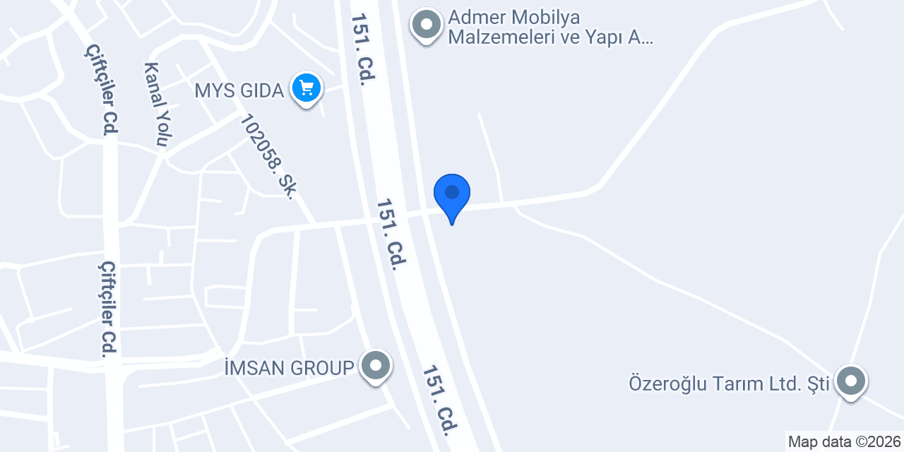 Efeproject Tır Garajı konumu