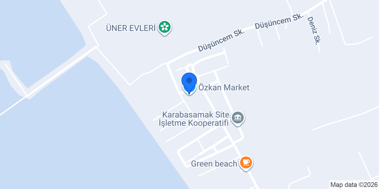 Özkan Market konumu