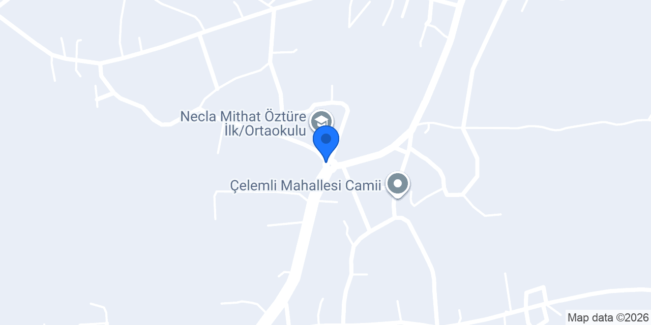 Çelemli sucukları konumu