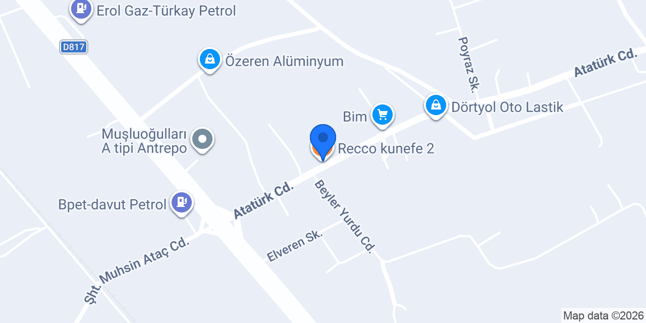 Recco kunefe 2 konumu