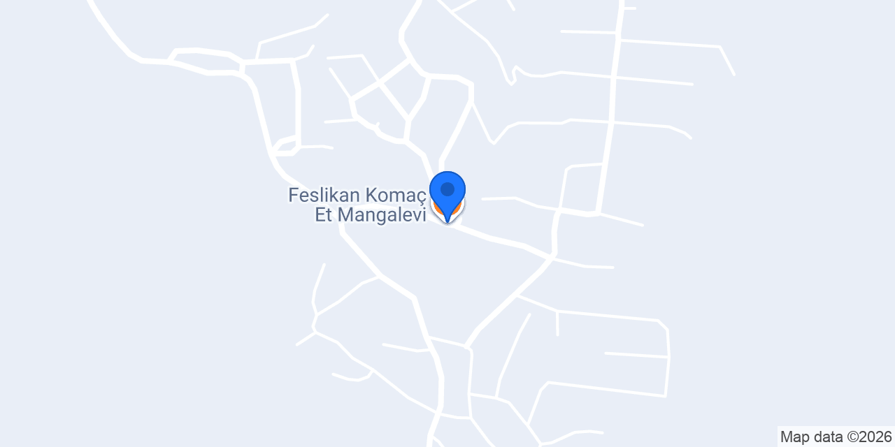 Feslikan Komaç Et Mangalevi konumu