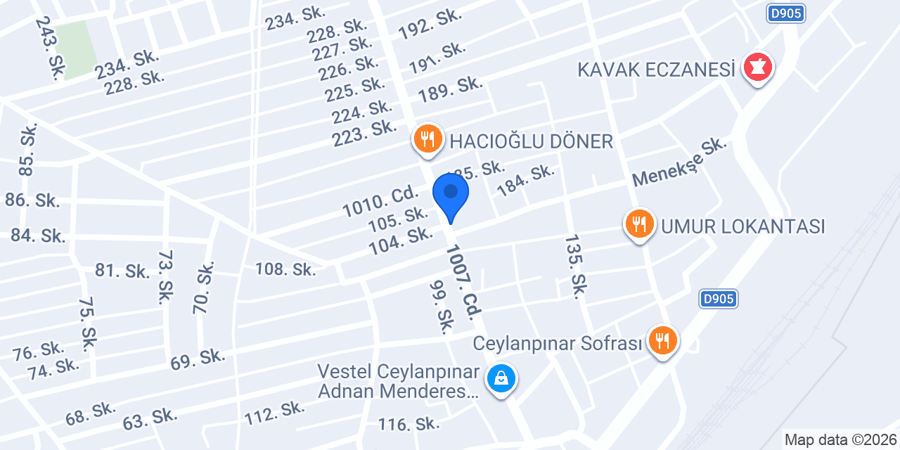 Çoban İletişim konumu