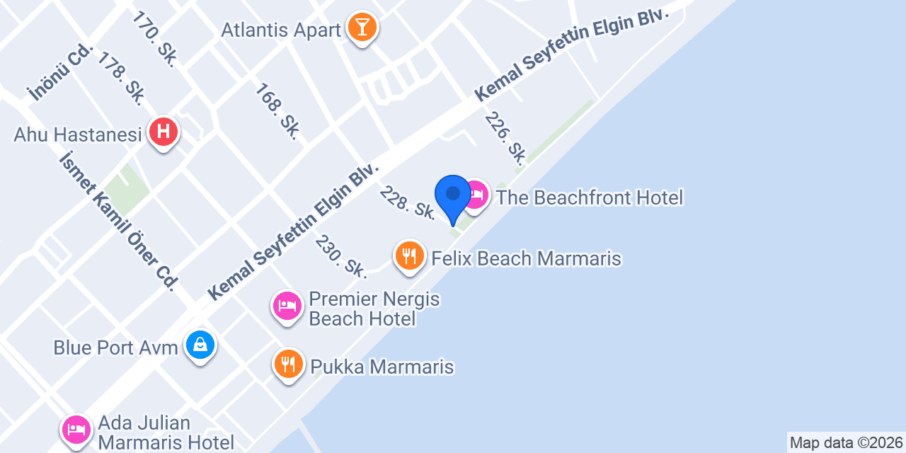 Yunus Beach Hotel konumu