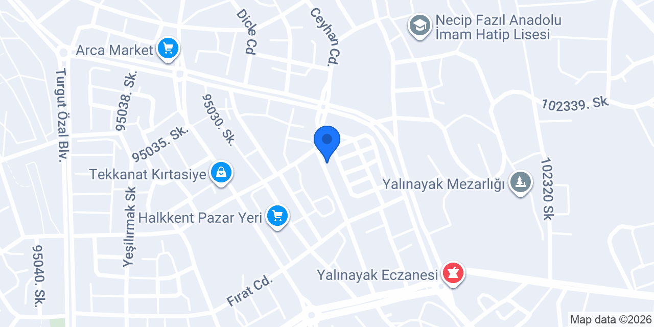 Çeker market konumu