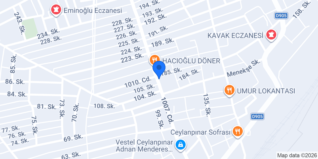 Miray İletişim konumu