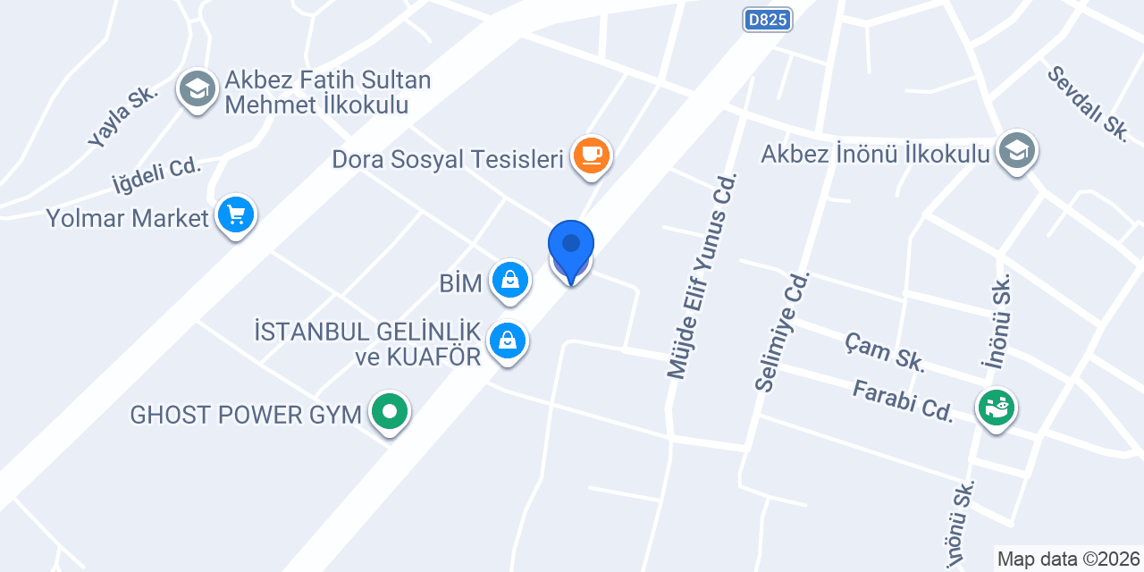 SAMAT OTO KİRALAMA konumu