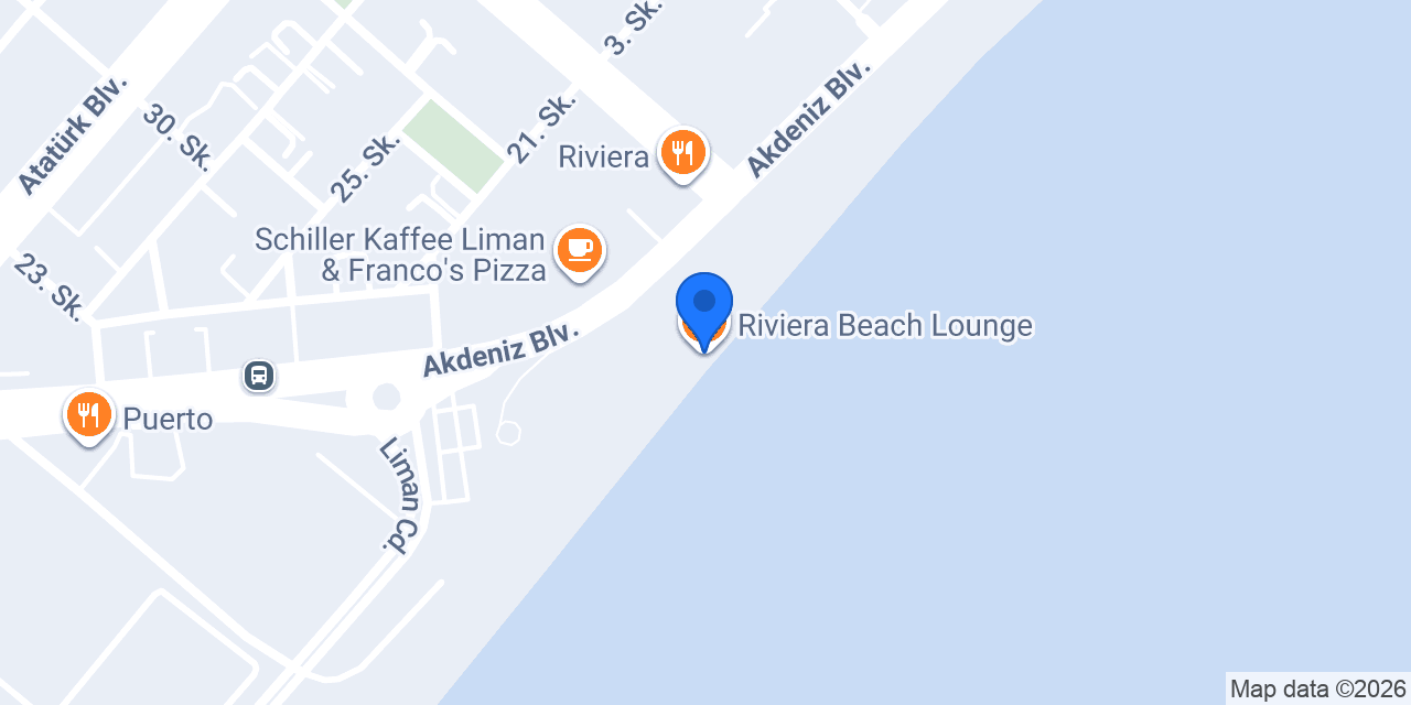 Riviera Beach Lounge konumu