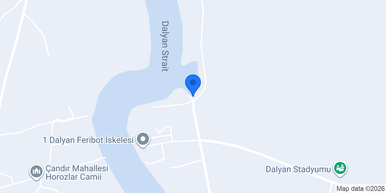 DALYAN KÜREK KULÜBÜ konumu