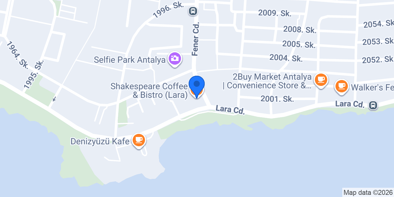 Shakespeare Coffee & Bistro (Lara) konumu