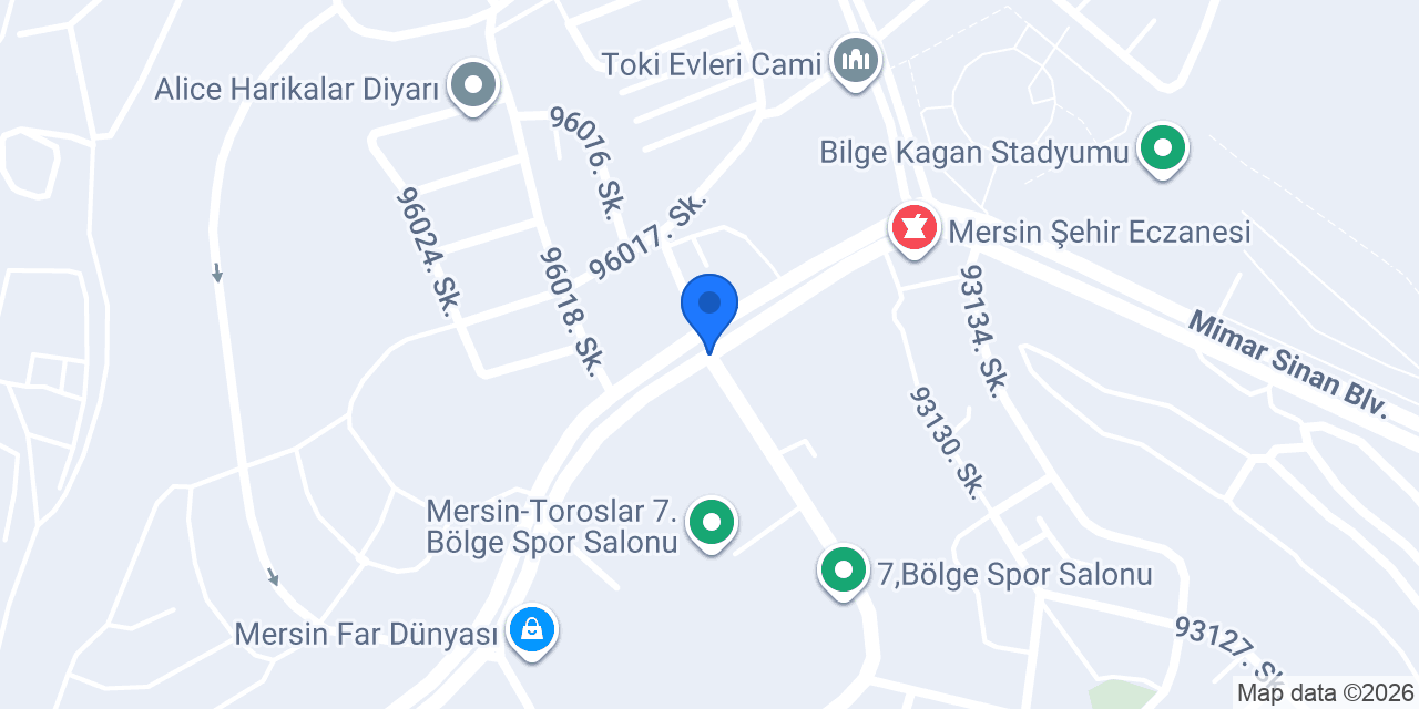 Cizre İtimat Mersin konumu