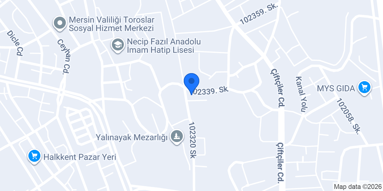 Mrn Tekstil Mersin konumu