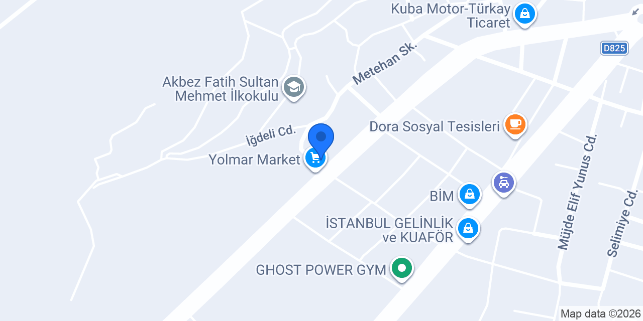 Kaçar Kamera Organizasyon konumu