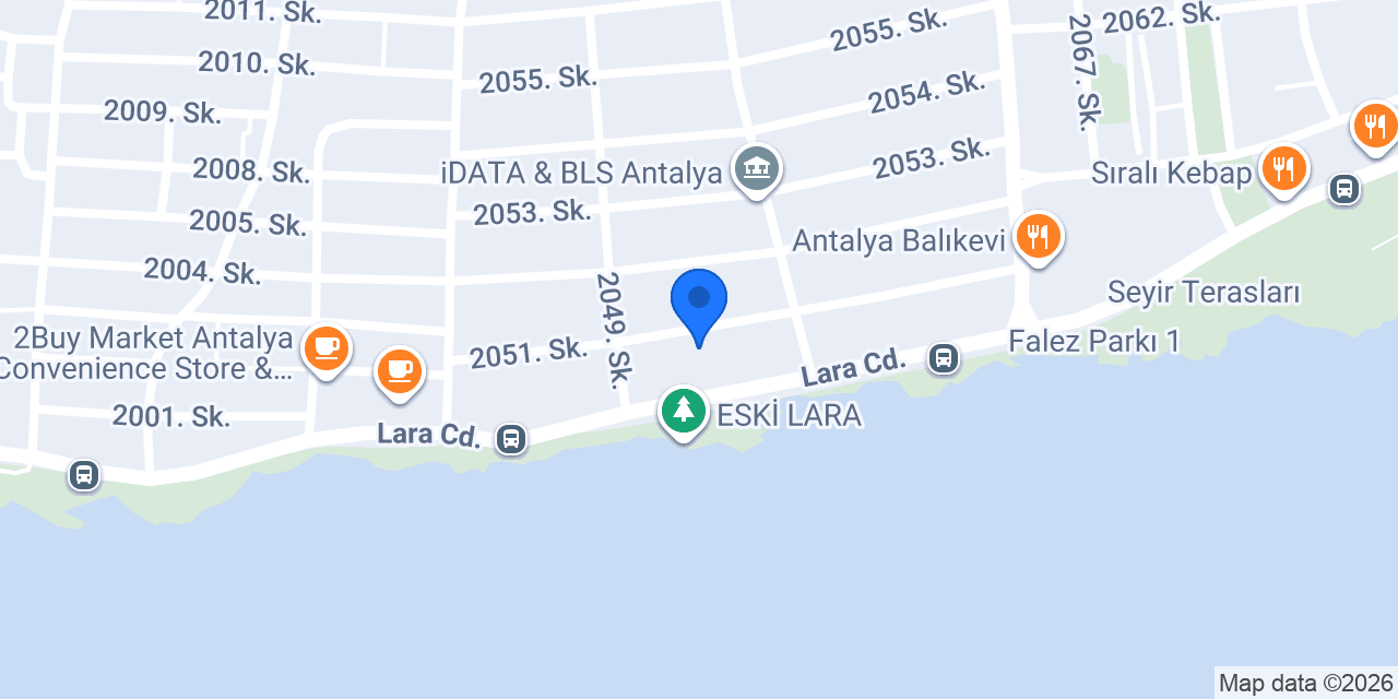 Antalya Nun Hotel konumu
