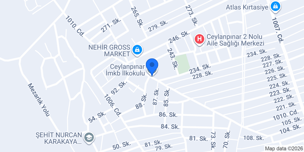 Ceylanpınar İmkb İlkokulu konumu