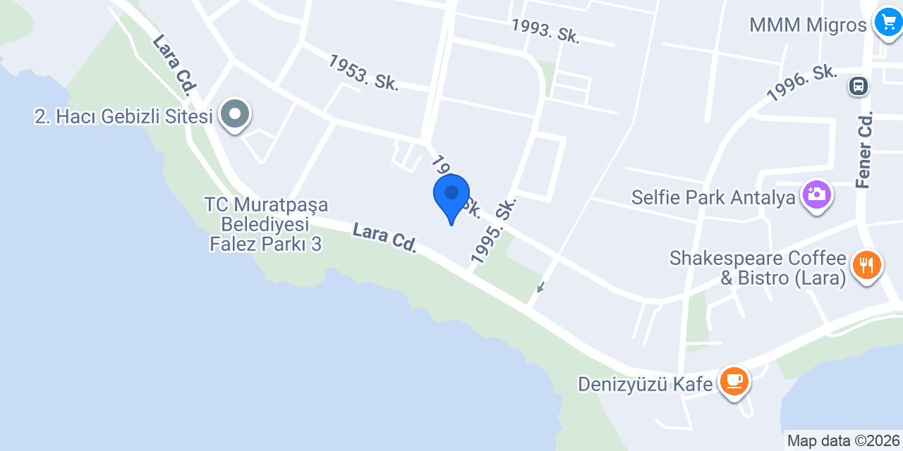 GAGA Jardin konumu