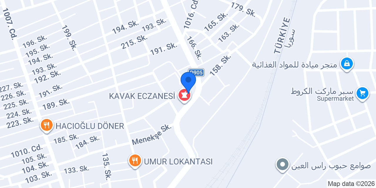 Ceylanpınar ilçe sağlık müdürlüğü konumu