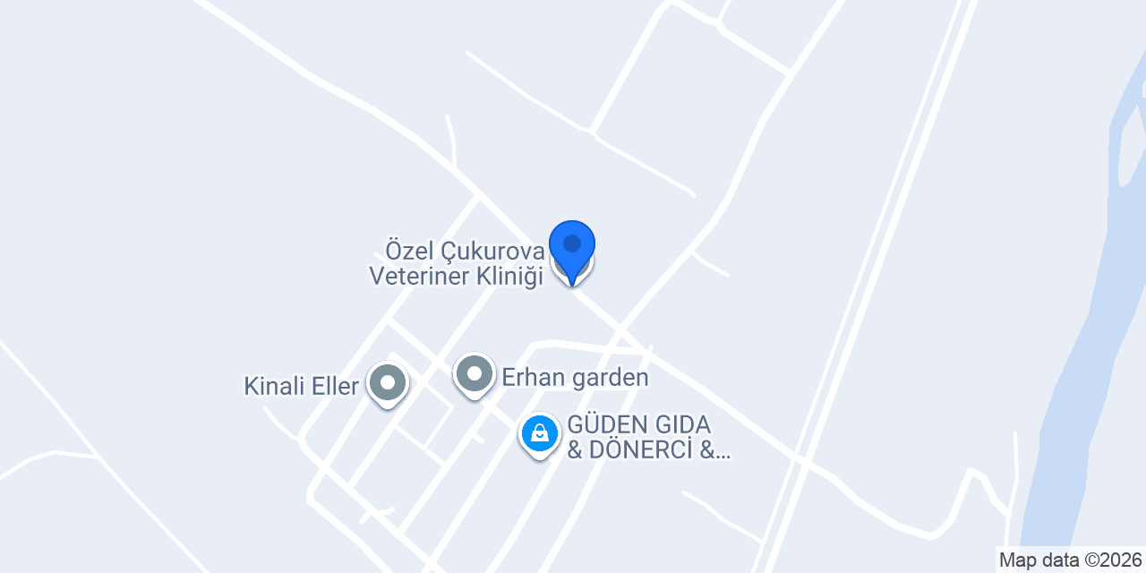 Özel Çukurova Veteriner Kliniği konumu