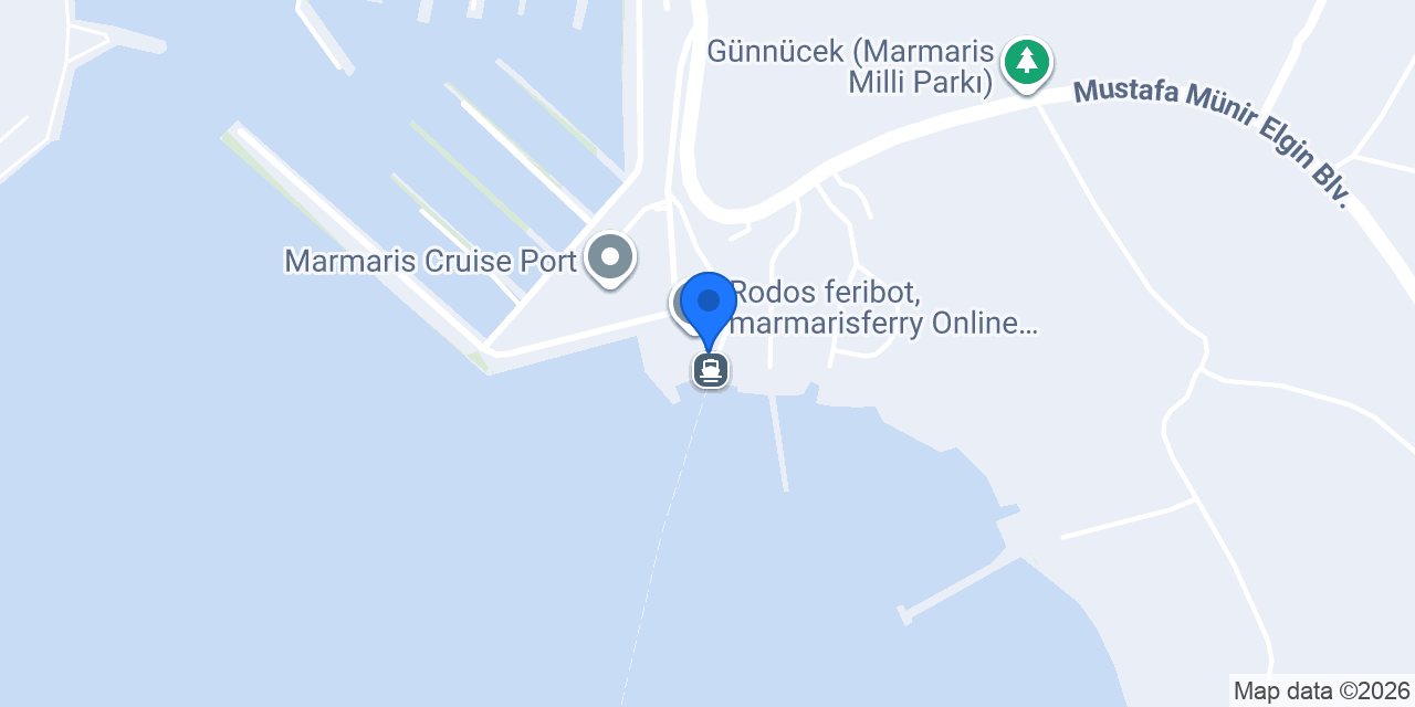 Marmaris Liman Taxi konumu