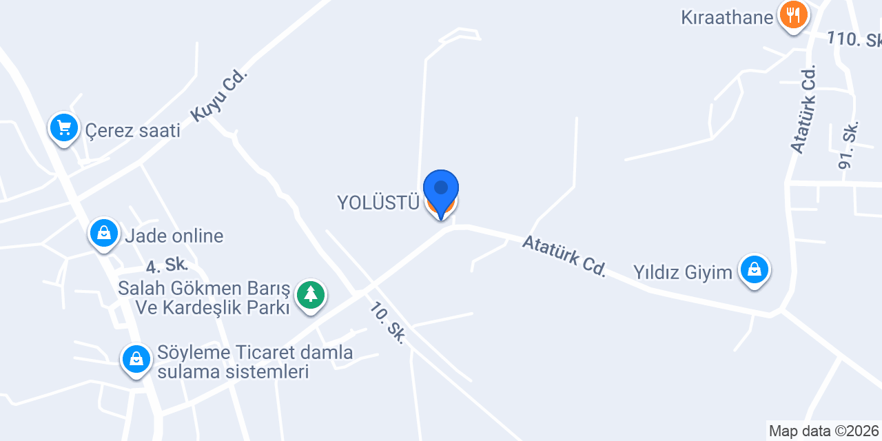YOLÜSTÜ konumu