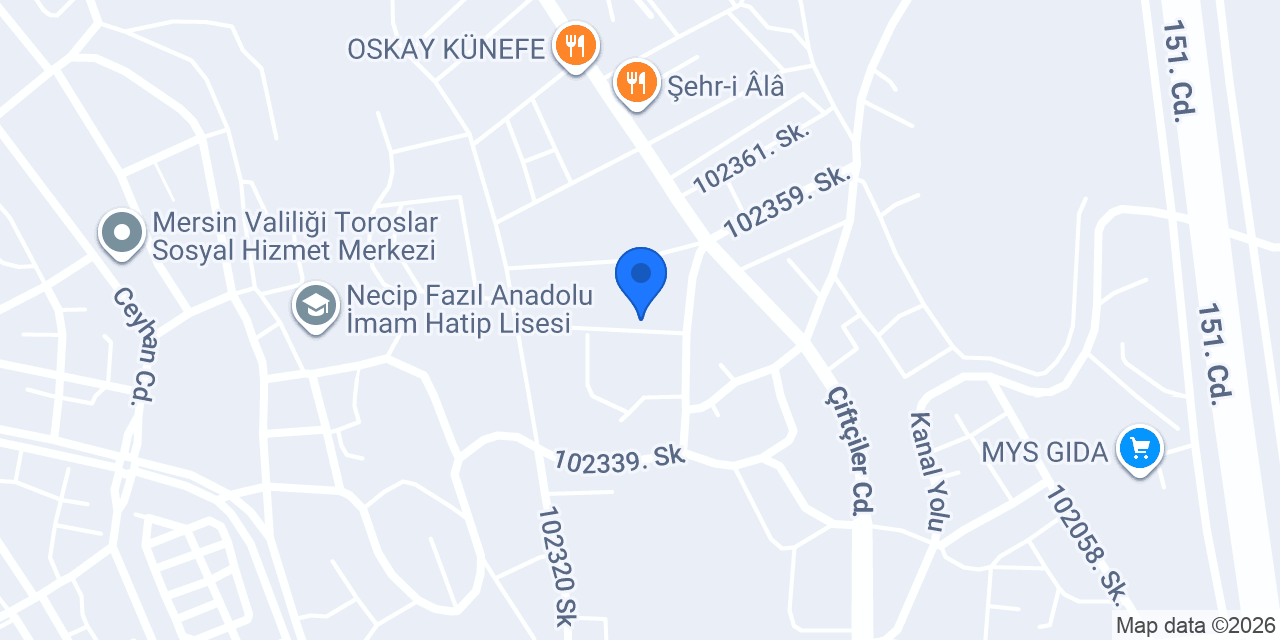 Aliş baba pide ve pişirim fırını konumu