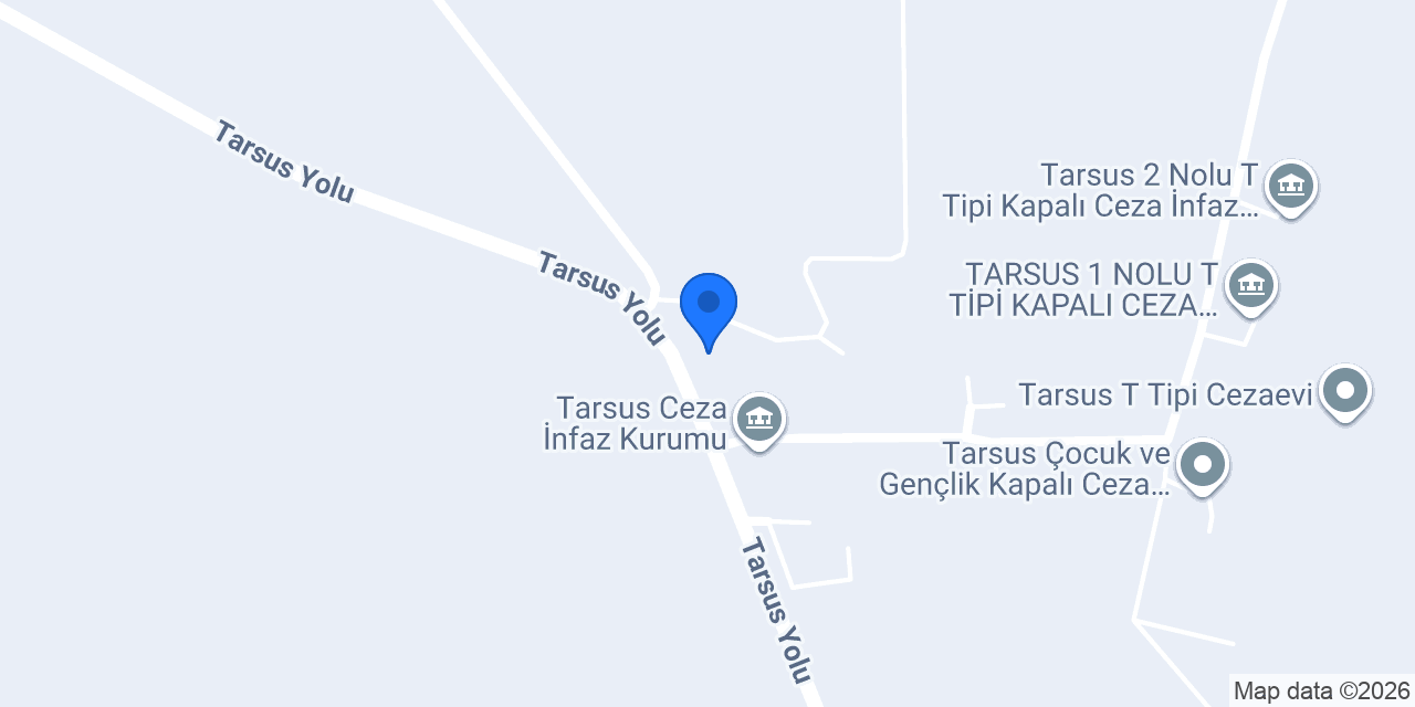 TARSUS CEZAEVİ RESTORANI konumu