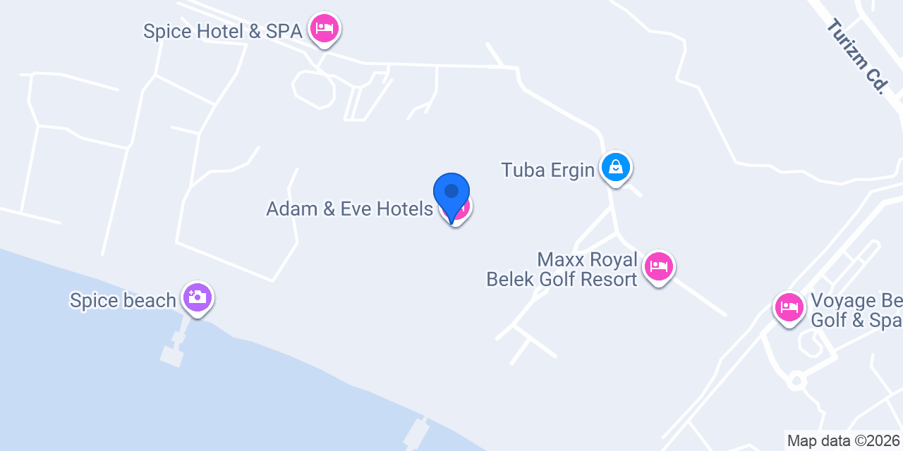 Adam & Eve Hotels konumu
