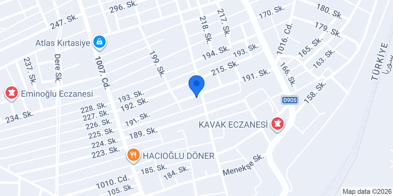 Aydın market konumu