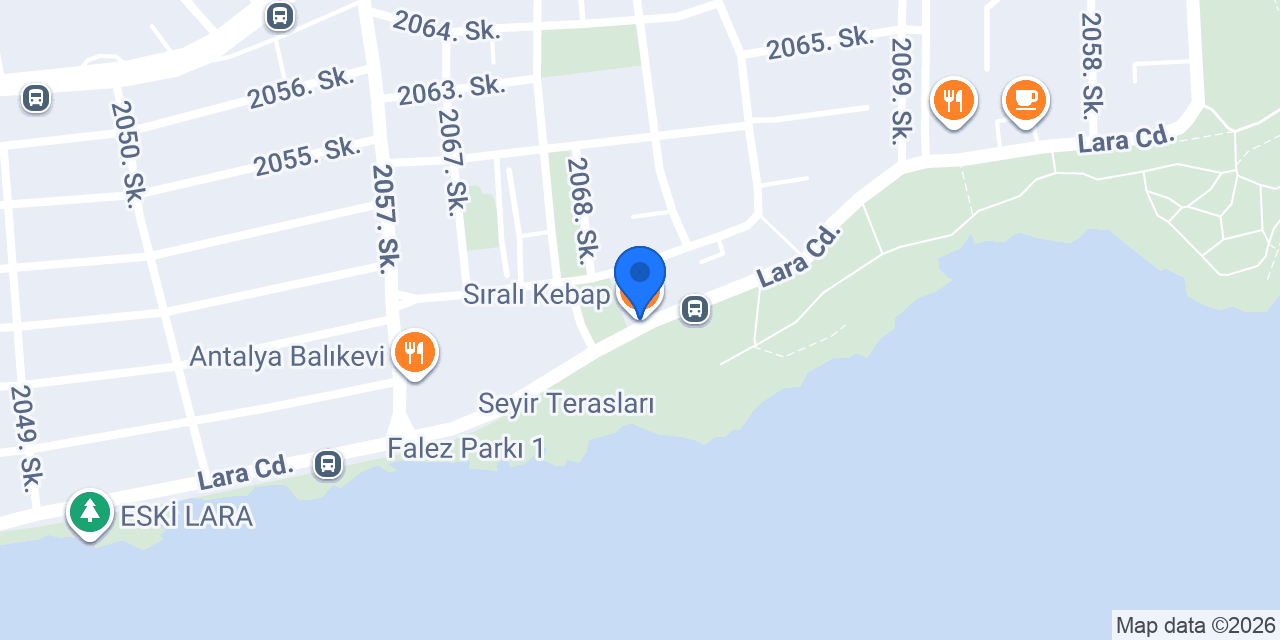 Sıralı Kebap konumu