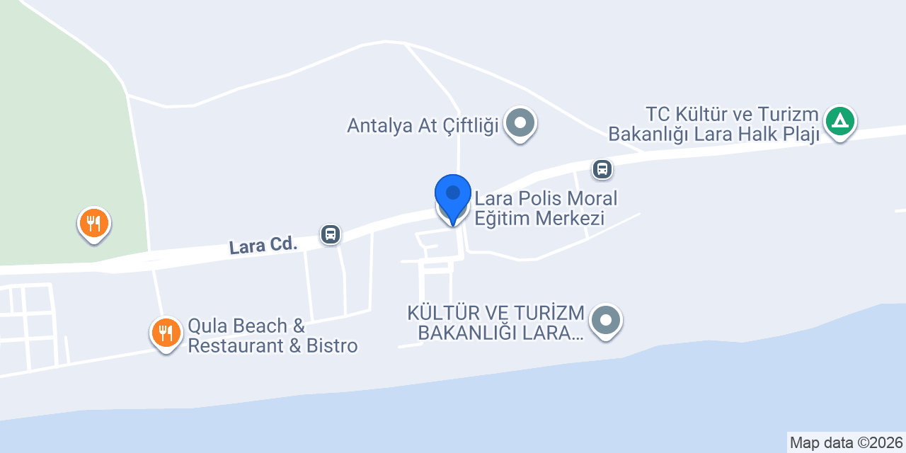 Lara Polis Moral Eğitim Merkezi konumu