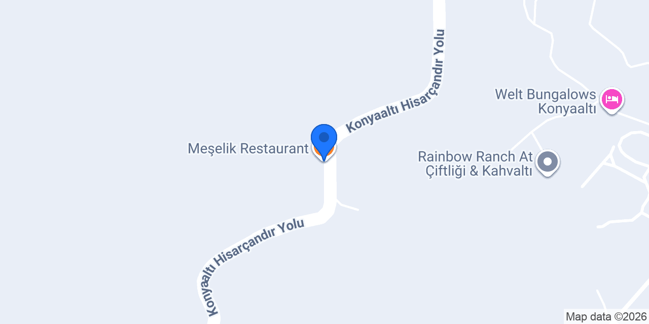 Meşelik Restaurant konumu