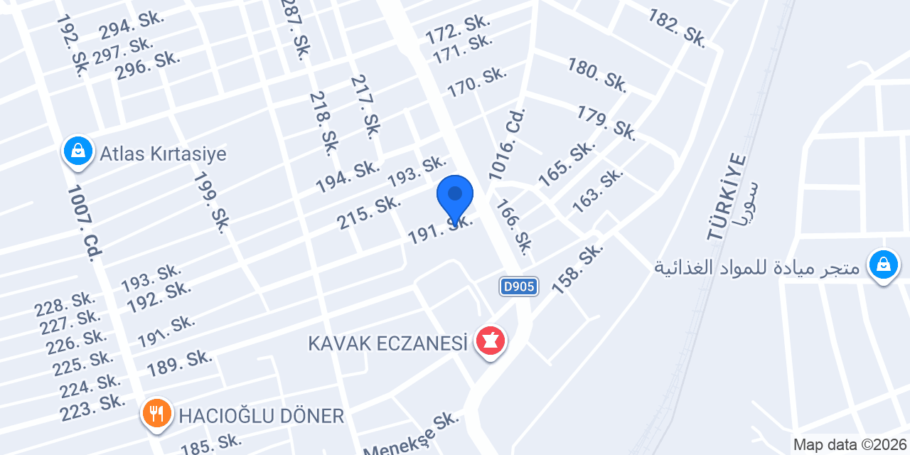 Tadım Pastanesi konumu