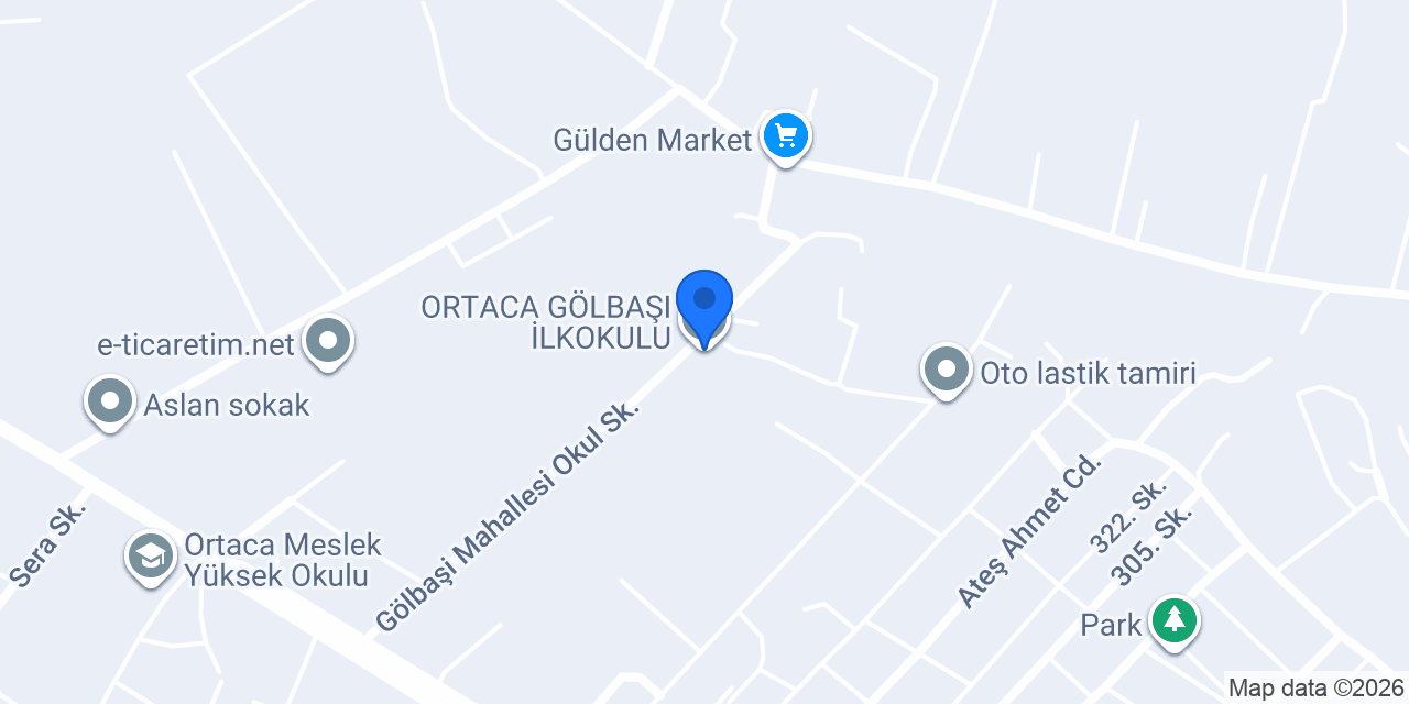ORTACA GÖLBAŞI İLKOKULU konumu
