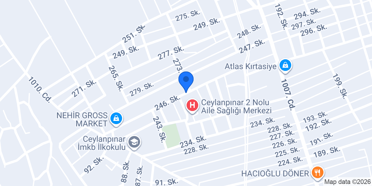 Kevser Halı Yıkama konumu