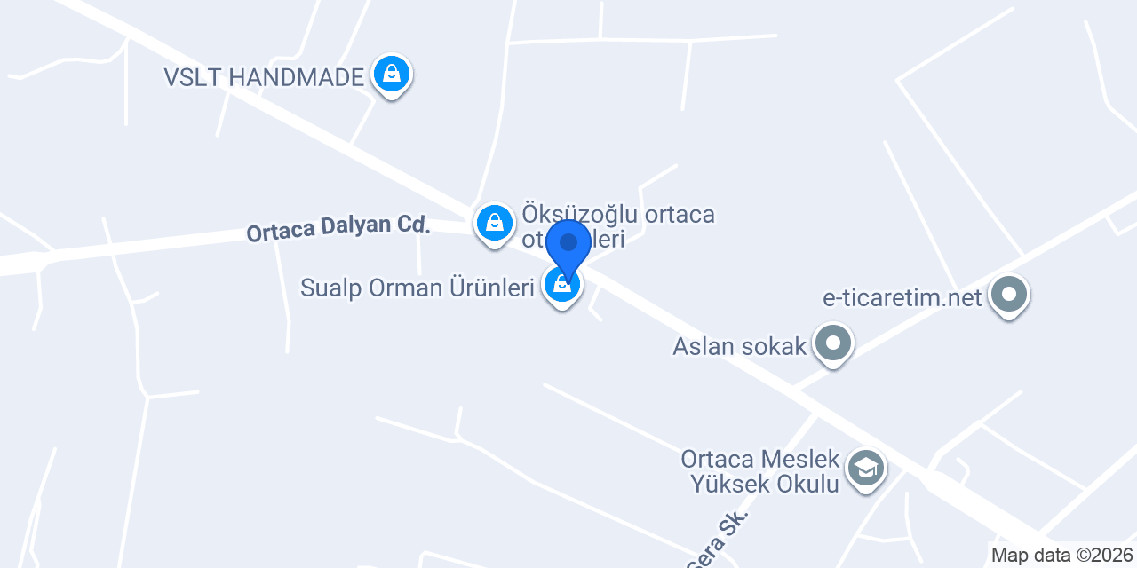 HasWood Orman Ürünleri Ortaca konumu