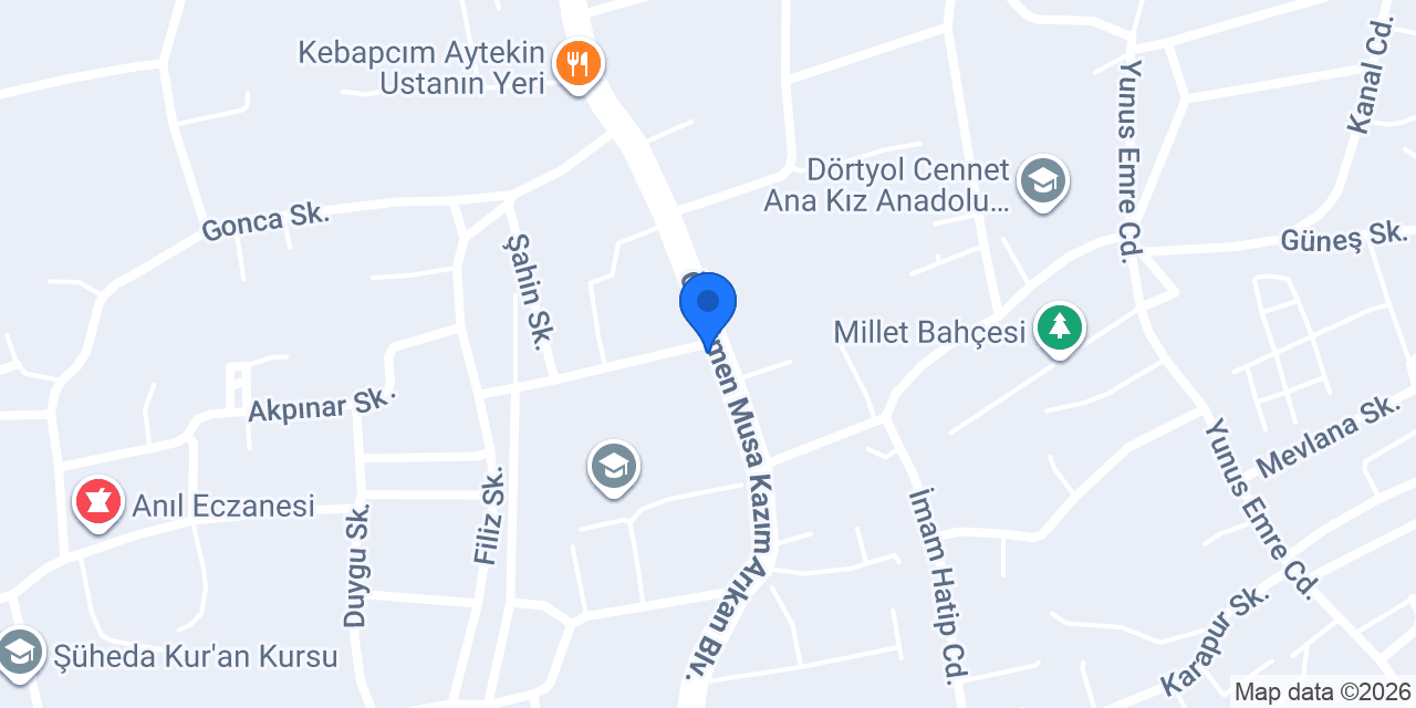 ÖZ MOTİF MERMER PVC ÇELİKKAPI DUŞAKABİN konumu