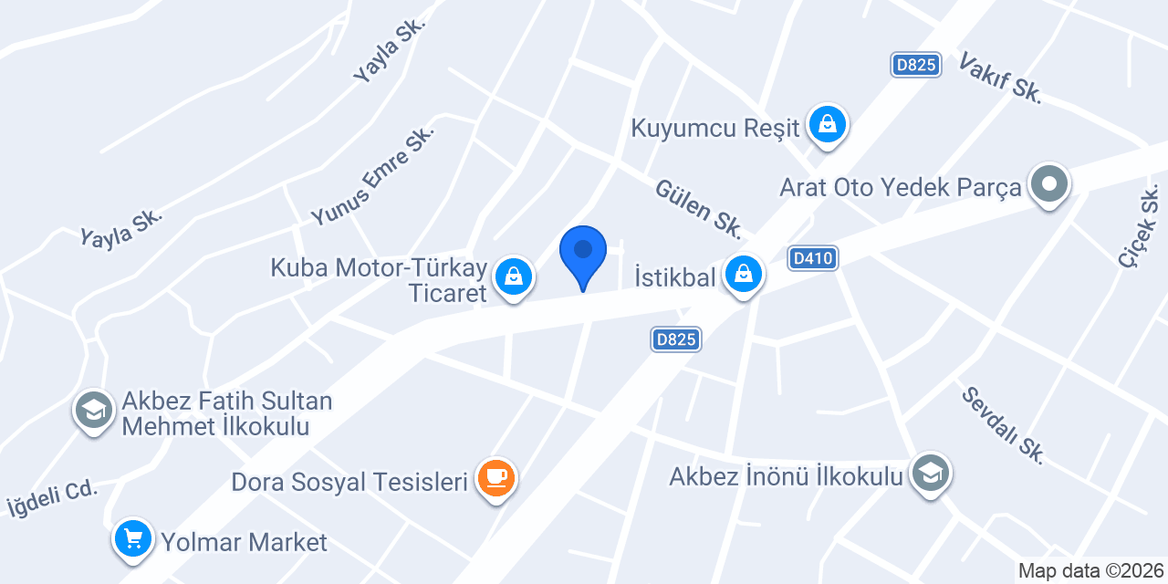 PROFİLO BAYİİ konumu