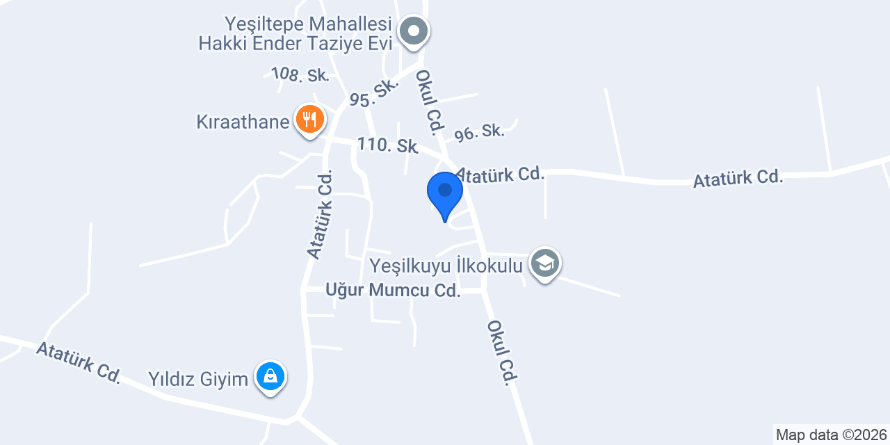 Deniz Oya Malikanesi konumu
