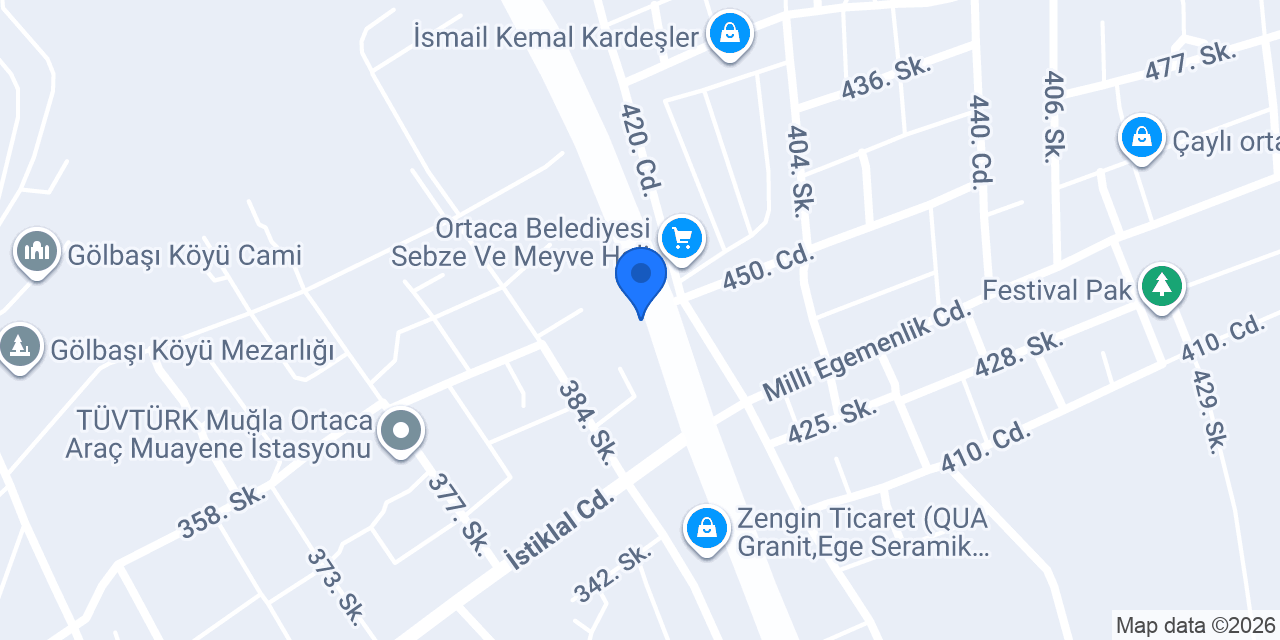 Trent Eko Yapı-Ortaca Muğla konumu