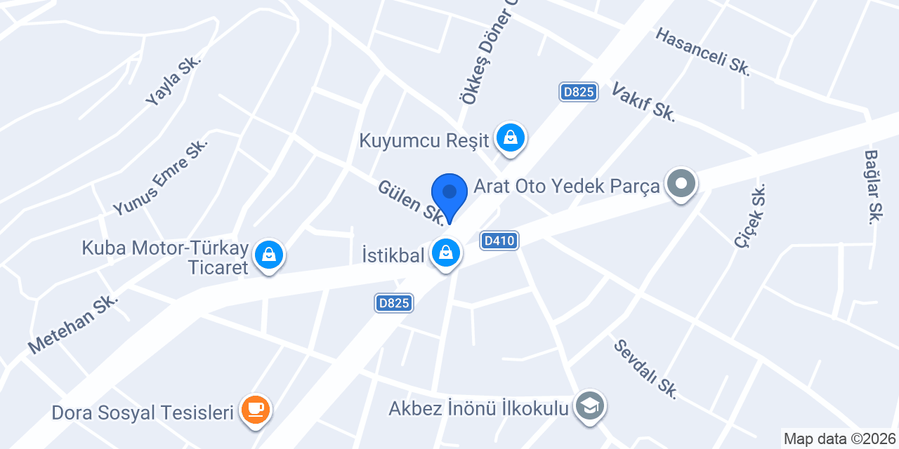 Akbez Lokantası konumu