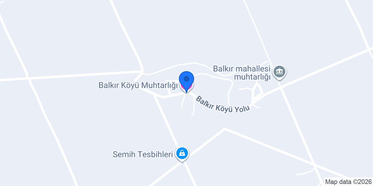 Balkır Köyü Muhtarlığı konumu