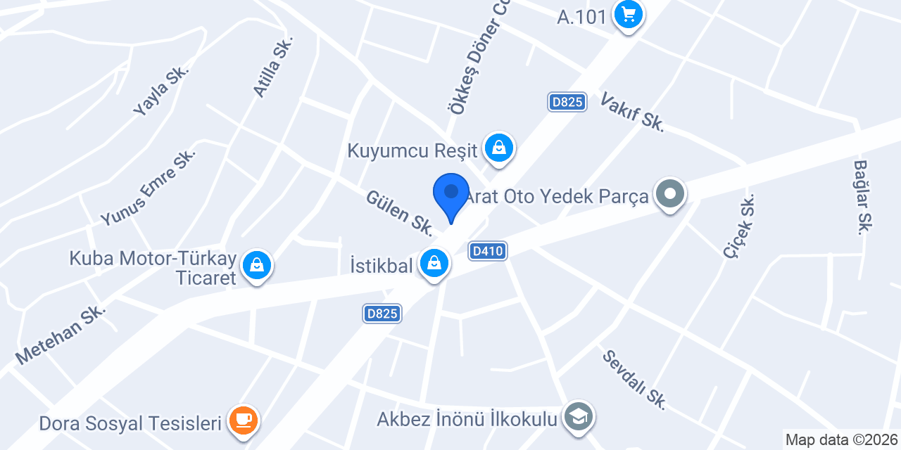 Mehmet Hacıoğlu Baklava Yolçatı konumu