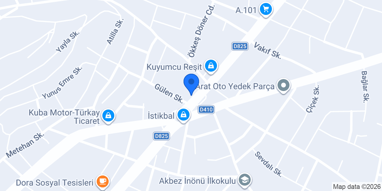 Hantı otel konumu