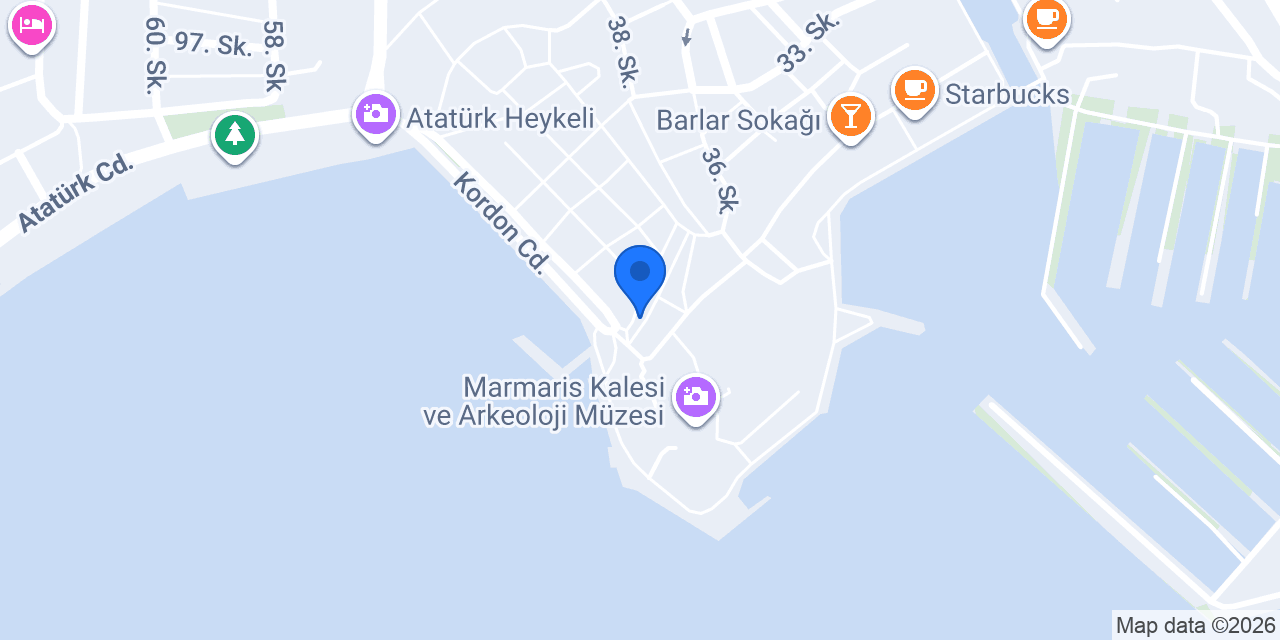Iceberry Marmaris Marina konumu
