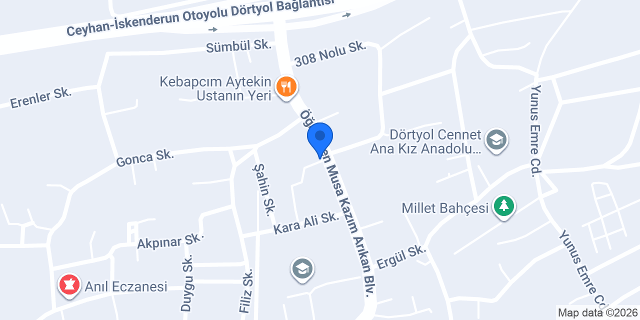 BOZDOĞAN LED konumu