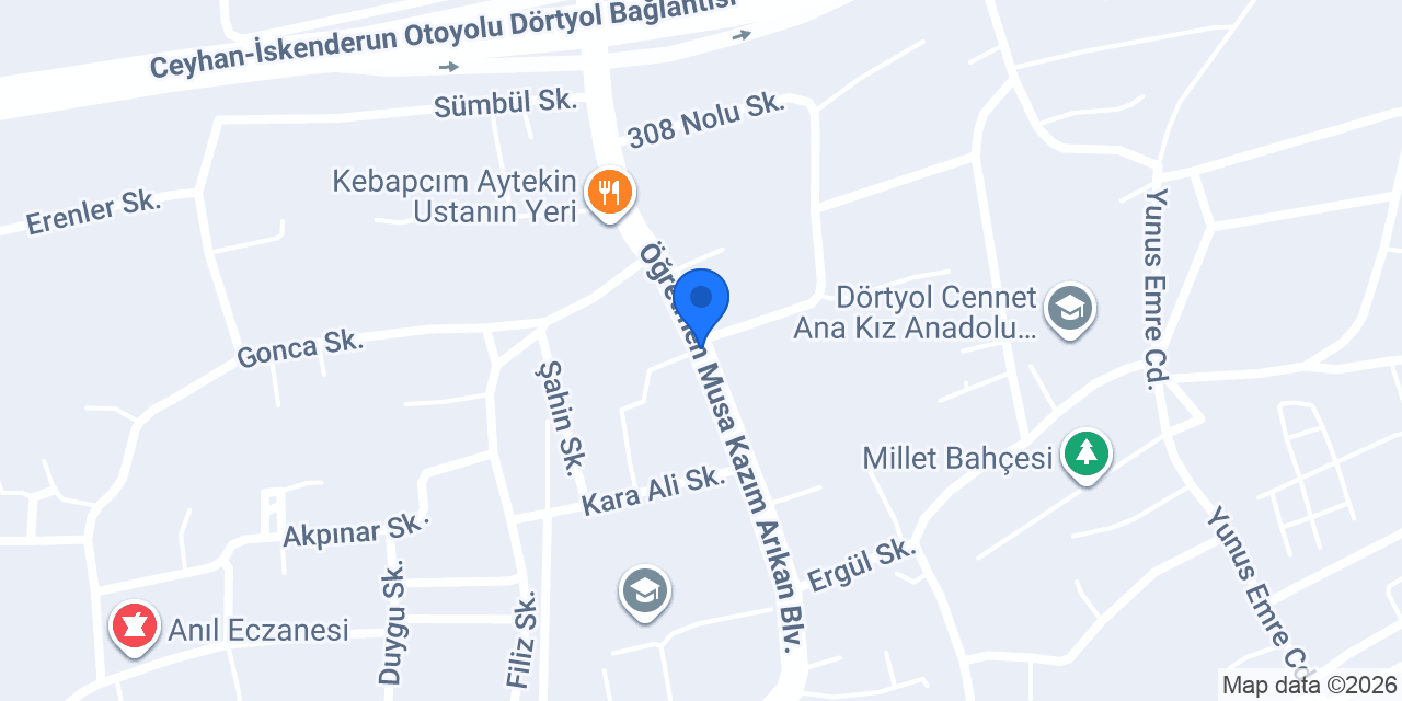 Aygaz Tüp Bayii konumu